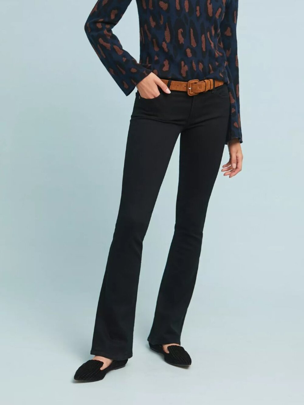 Emmanuelle Low Rise Bootcut 30" Jeans | Citizens of Humanity | 23 | Black - Picture 2 of 9